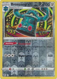 Pokemon Card - S&S: Astral Radiance 112/189 - BRONZONG (reverse holo)