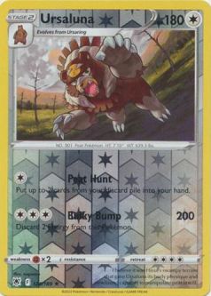 Pokemon Card - S&S: Astral Radiance 124/189 - URSALUNA (reverse holo)