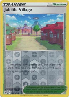 Pokemon Card - S&S: Astral Radiance 148/189 - JUBILIFE VILLAGE (reverse holo)
