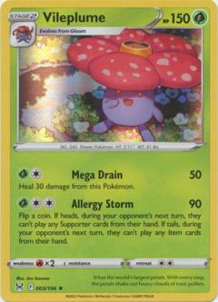 Pokemon Card - S&S: Lost Origin 003/196 - VILEPLUME (holo-foil)