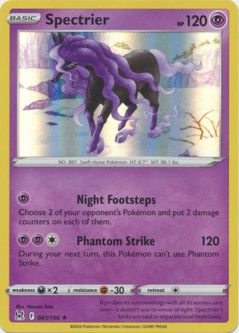 Pokemon Card - S&S: Lost Origin 081/196 - SPECTRIER (holo-foil)