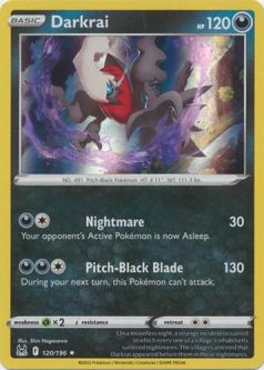 Pokemon Card - S&S: Lost Origin 120/196 - DARKRAI (holo-foil)