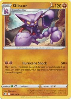 Pokemon Card - S&S: Lost Origin 096/196 - GLISCOR (rare)