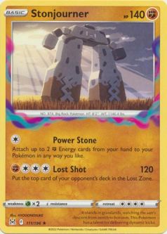 Pokemon Card - S&S: Lost Origin 111/196 - STONJOURNER (rare)