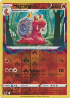 Pokemon Card - S&S: Lost Origin 022/196 - MAGCARGO (reverse holo)