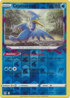 Pokemon Card - S&S: Lost Origin 050/196 - CRAMORANT (reverse holo)