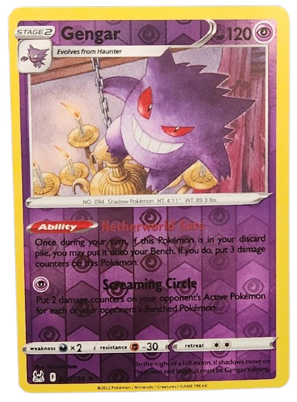 holographic gengar card Gengar Reverse Holo R 094/165 SV2a 151 Pokemon Card Japanese –  RetroSniper.com main image 1