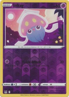Pokemon Card - S&S: Lost Origin 077/196 - INKAY (reverse holo)