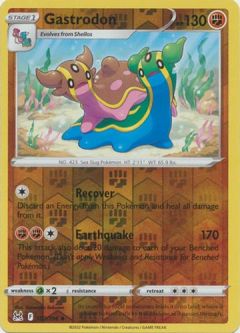 Pokemon Card - S&S: Lost Origin 102/196 - GASTRODON (reverse holo)