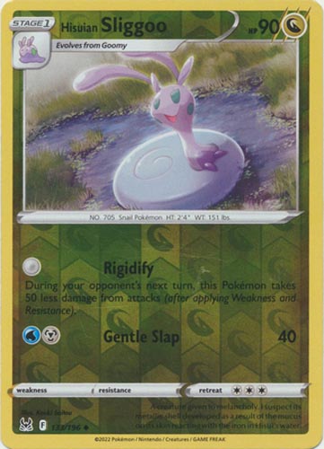 Pokemon Card - S&S: Lost Origin 133/196 - HISUIAN SLIGGOO (reverse holo)