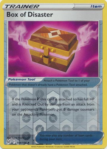 Pokemon Card - S&S: Lost Origin 154/196 - BOX OF DISASTER (reverse holo): BBToyStore.com - Toys, Plush, Trading Cards, Action Figures & Games online retail store shop sale Pokemon Card - S&S: Lost Origin 154/196 - BOX OF DISASTER (reverse holo): BBToyStore.com - Toys, Plush, Trading Cards, Action Figures & Games online retail store shop sale