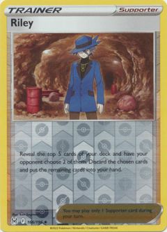 Pokemon Card - S&S: Lost Origin 166/196 - RILEY (reverse holo)