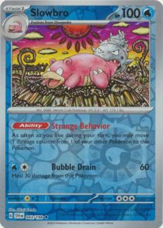 Pokemon Card - Scarlet & Violet 043/198 - SLOWBRO (reverse holo)