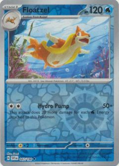 Pokemon Card - Scarlet & Violet 047/198 - FLOATZEL (reverse holo)