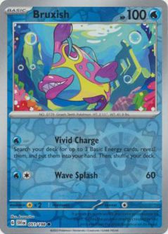 Pokemon Card - Scarlet & Violet 051/198 - BRUXISH (reverse holo)