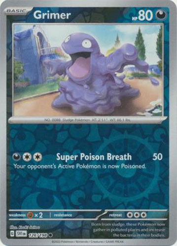 pokemon cards grimer Pokemon Card - Scarlet & Violet 126/198