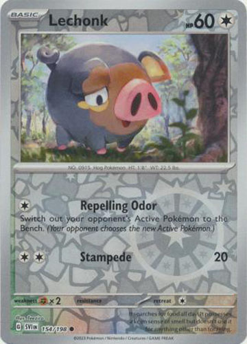 Lechonk - 154/198 - SV01: Scarlet & Violet Base Set [REVERSE HOLO] | Ozzie Collectables