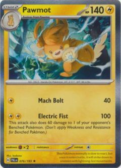 Pokemon Card - S&V: Paldea Evolved 076/193 - PAWMOT (holo-foil)