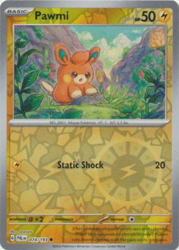 Pokemon Card - S&V: Paldea Evolved 074/193 - PAWMI (reverse holo