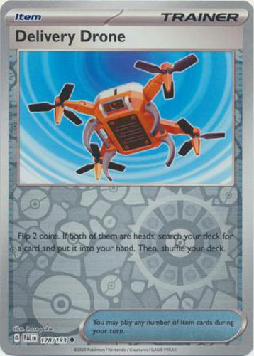 Pokemon Card - S&V: Paldea Evolved 178/193 - DELIVERY DRONE (reverse holo)