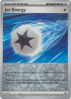 Pokemon Card - S&V: Paldea Evolved 190/193 - JET ENERGY (reverse holo)