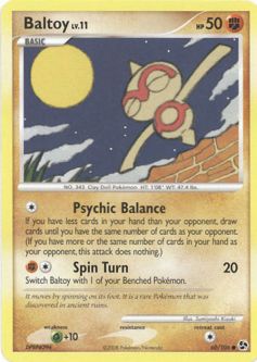 Pokemon Card - Great Encounters 60/106 - BALTOY Lv. 11 (common)
