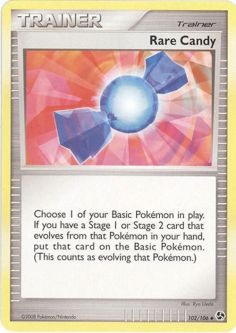 Pokemon Card - Great Encounters 102/106 - RARE CANDY (uncommon)