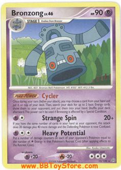 Pokemon Card - D&P: Stormfront 13/100 - BRONZONG Lv.46 (rare)