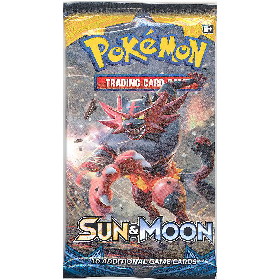 Pokemon Cards - Sun & Moon - Booster Pack (10 Cards)