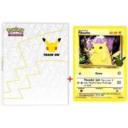 Pokemon FIRST PARTNER Collector's BINDER (Includes Pikachu JUMBO Card)(Holds 30 Oversize Cards)