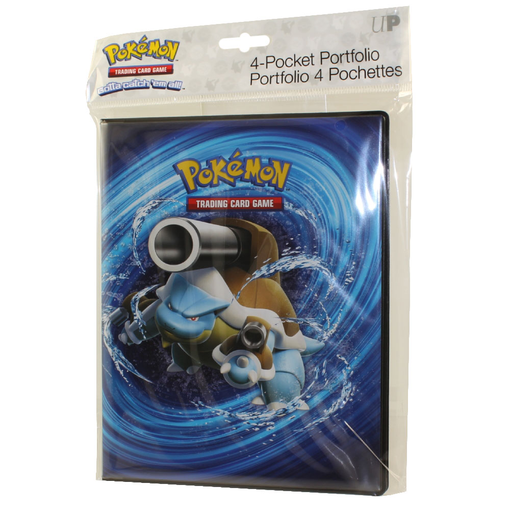 Ultra Pro Pokemon TCG - 4 Pocket Portfolio Album - BLASTOISE & VENUSAUR (Holds 80 Cards)