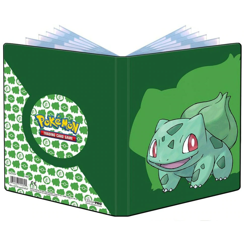 Ultra Pro Pokemon TCG - 4 Pocket Portfolio Album - BULBASAUR (Holds 80 Cards)