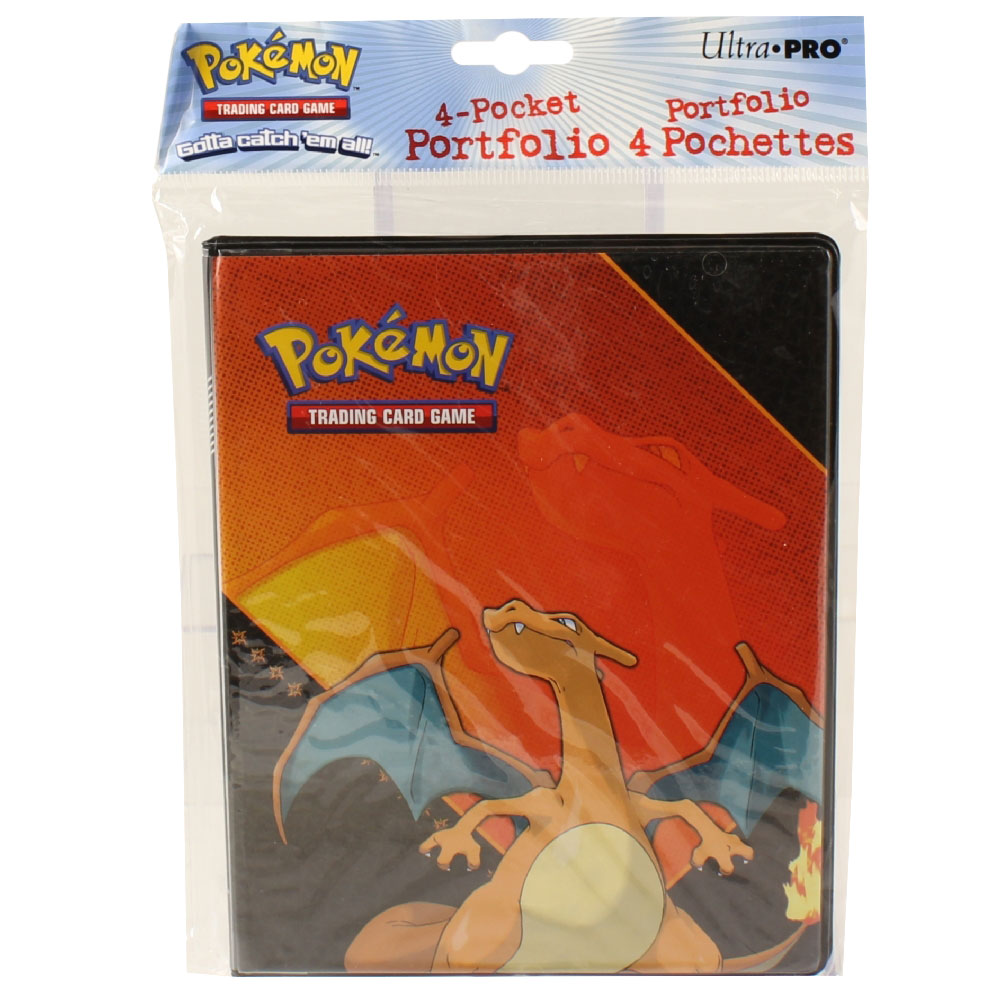 Ultra Pro Pokemon Supplies - 4 Pocket Full-View Portfolio Album - CHARIZARD
