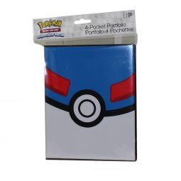 Ultra Pro Pokemon TCG - 4 Pocket Portfolio Album - GREAT BALL (Holds 80 Cards)