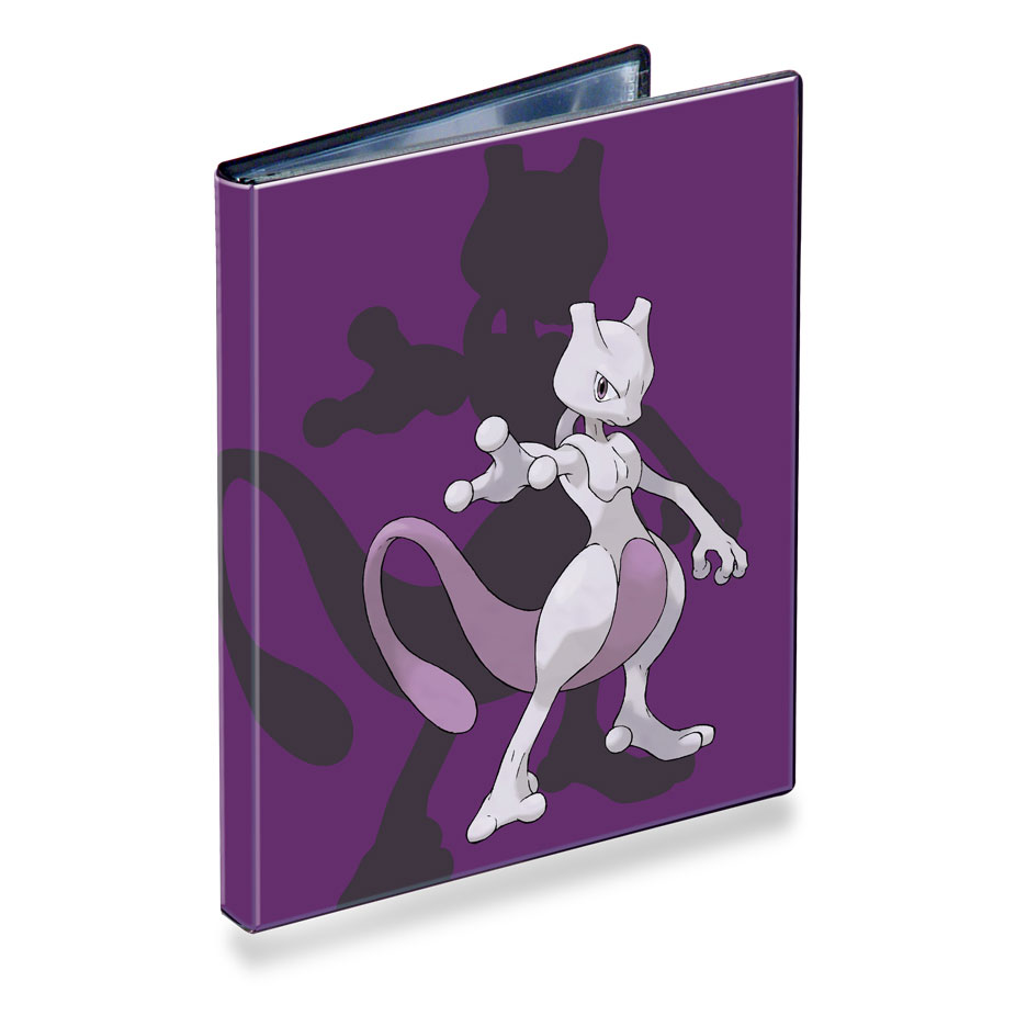 Ultra Pro Pokemon TCG - 4 Pocket Portfolio Album - MEWTWO (Holds 80 Cards)