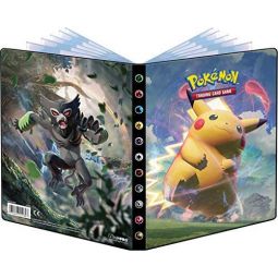 Ultra Pro Pokemon Supplies - 4 Pocket Portfolio Album - PIKACHU VMAX & ZARUDE (Holds 80 Cards)