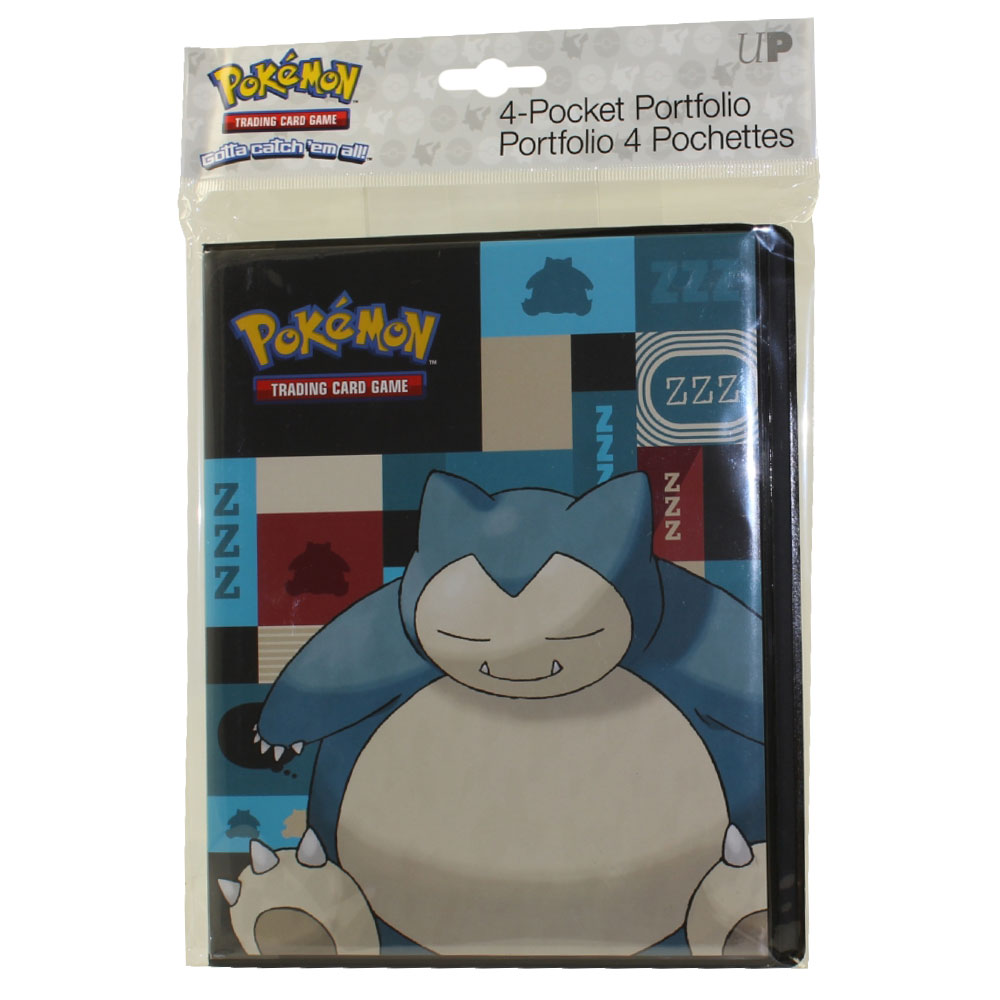 Ultra Pro Pokemon TCG - 4 Pocket Portfolio Album - SNORLAX (Holds 80 Cards)