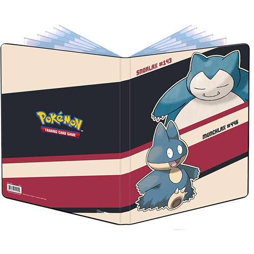 Ultra Pro Pokemon Supplies - 4 Pocket Portfolio - SNORLAX & MUNCHLAX (Holds 80 Cards & 4 Oversize)