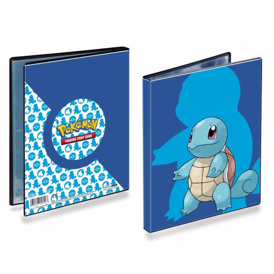 Ultra Pro Pokemon Supplies - 4 Pocket Portfolio Album - SQUIRTLE (Holds 80 Cards)