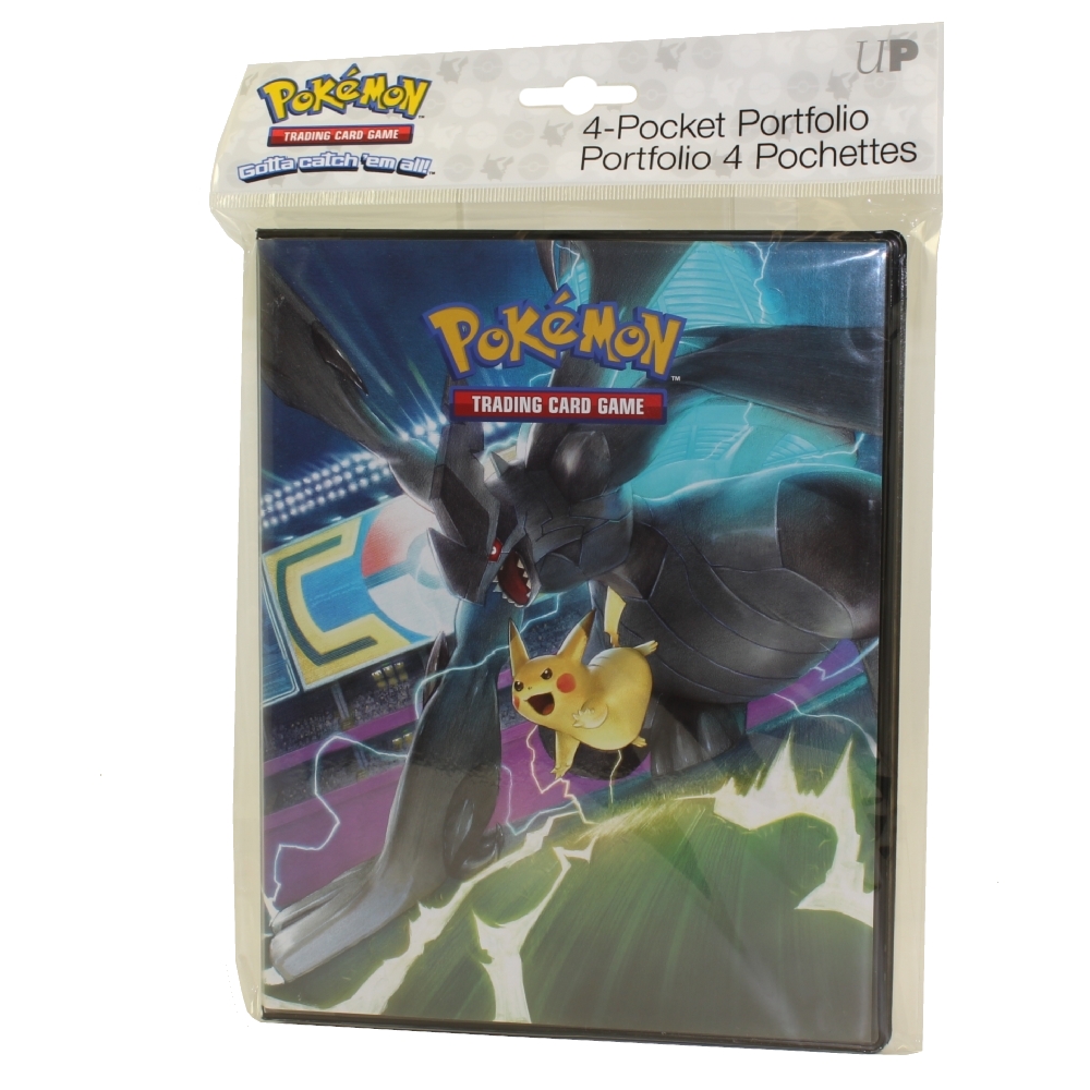 Ultra Pro Pokemon TCG - 4 Pocket Portfolio Album - ZEKROM/PIKACHU & SNORLAX/EEVEE (Holds 80 Cards)
