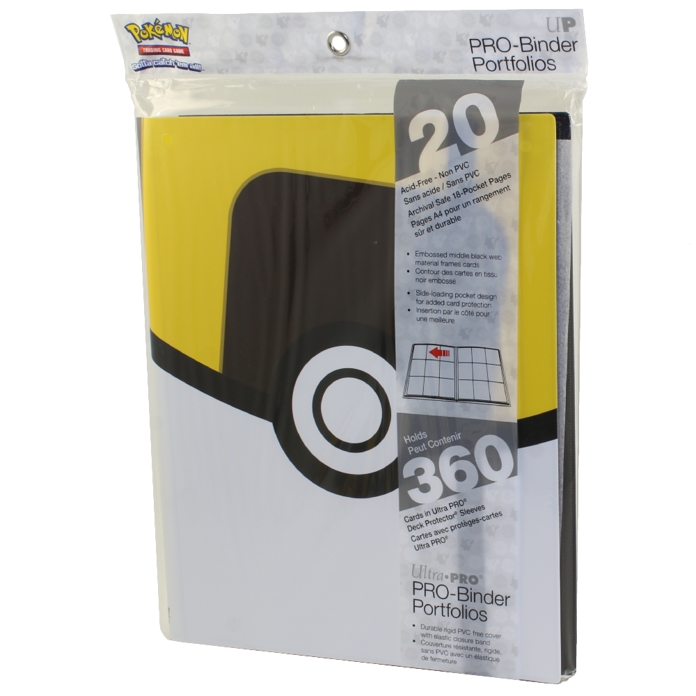 Ultra Pro Pokemon TCG - 9-Pocket PRO Binder - ULTRA BALL (Holds 360 Cards)