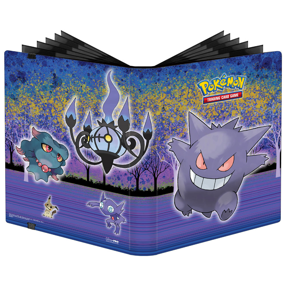 Ultra Pro Pokemon TCG - 9-Pocket PRO Binder - HAUNTED HOLLOW (Gengar & More)(Holds 360 Cards)