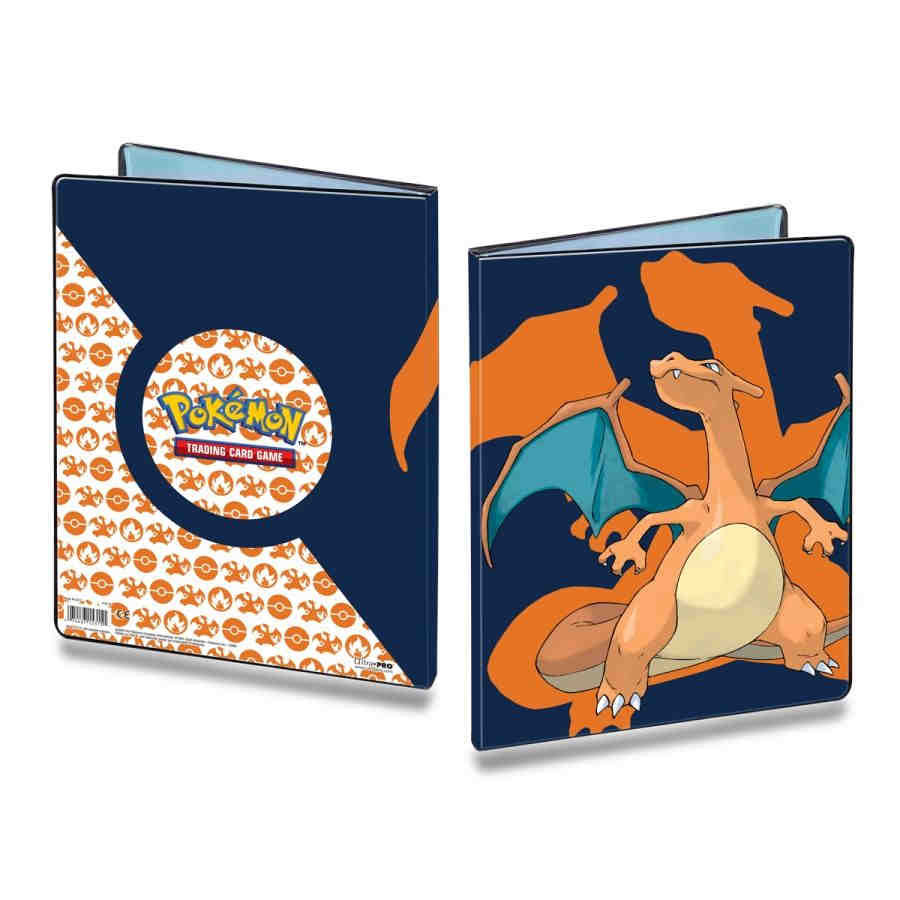 Ultra Pro Pokemon Supplies - 9 Pocket Portfolio Album - CHARIZARD (Holds 180 Cards)