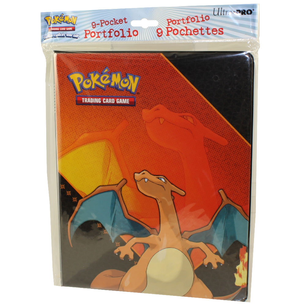 Ultra Pro Pokemon Supplies - 9 Pocket Full-View Portfolio Album - CHARIZARD