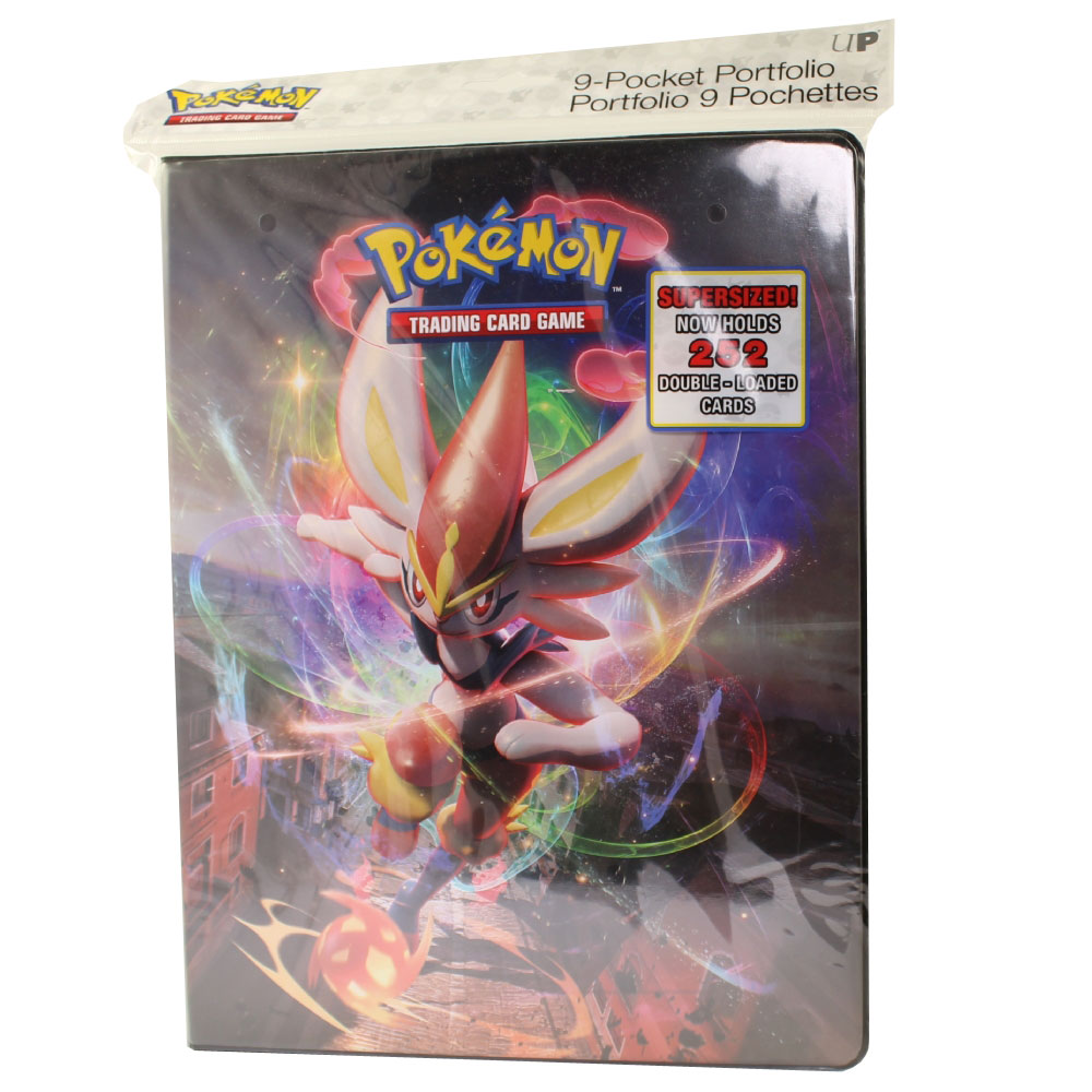 Ultra Pro Pokemon Supplies - 9 Pocket Portfolio Album - CINDERACE & INTELEON (Holds 252 Cards)