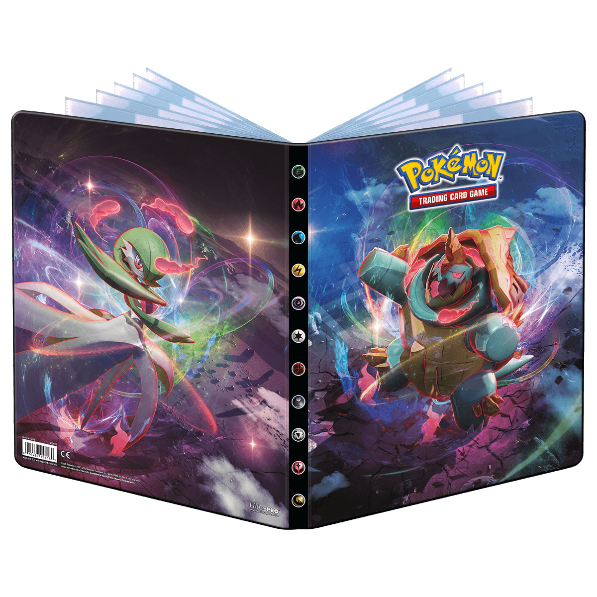 Ultra Pro Pokemon Supplies - 9 Pocket Portfolio Album - DREDNAW & GARDEVOIR VMAX (Holds 180 Cards)