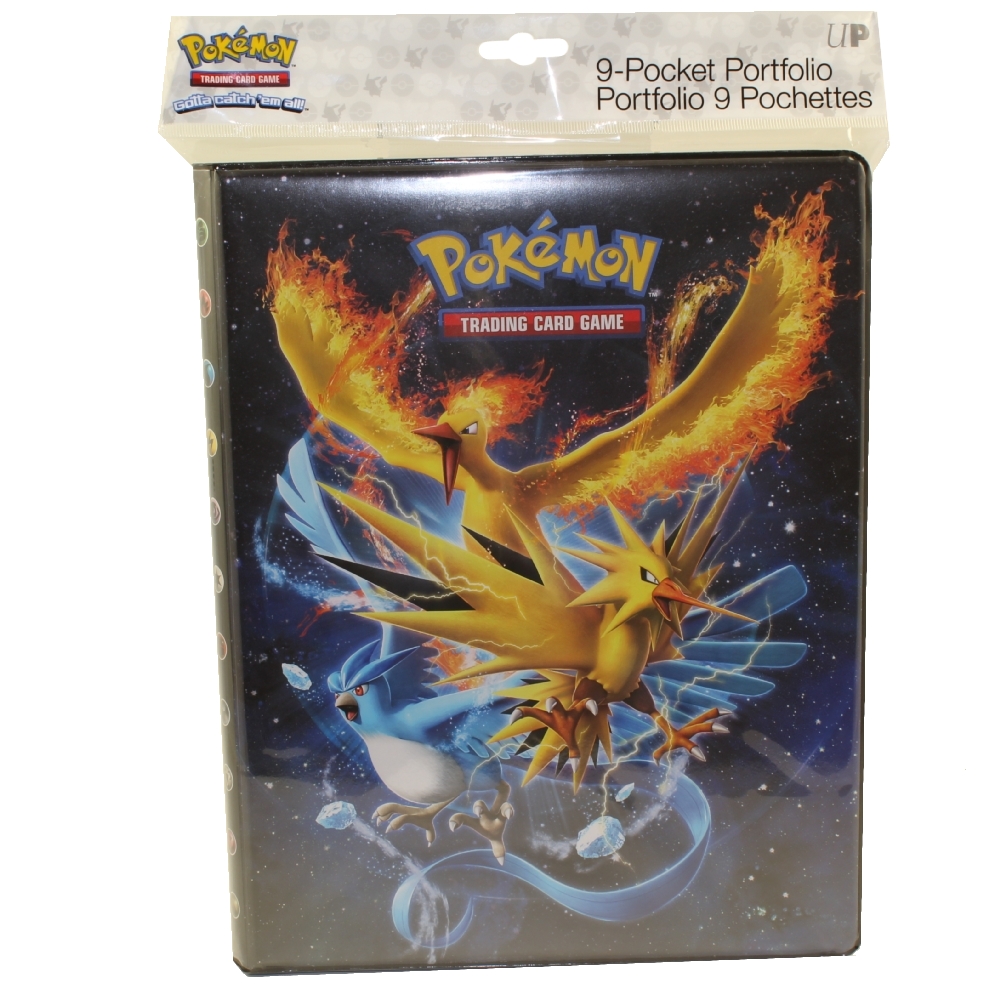Ultra Pro Pokemon Supplies - 9 Pocket Portfolio Album - MOLTRES, ZAPDOS, ARTICUNO & SHINY CHARIZARD