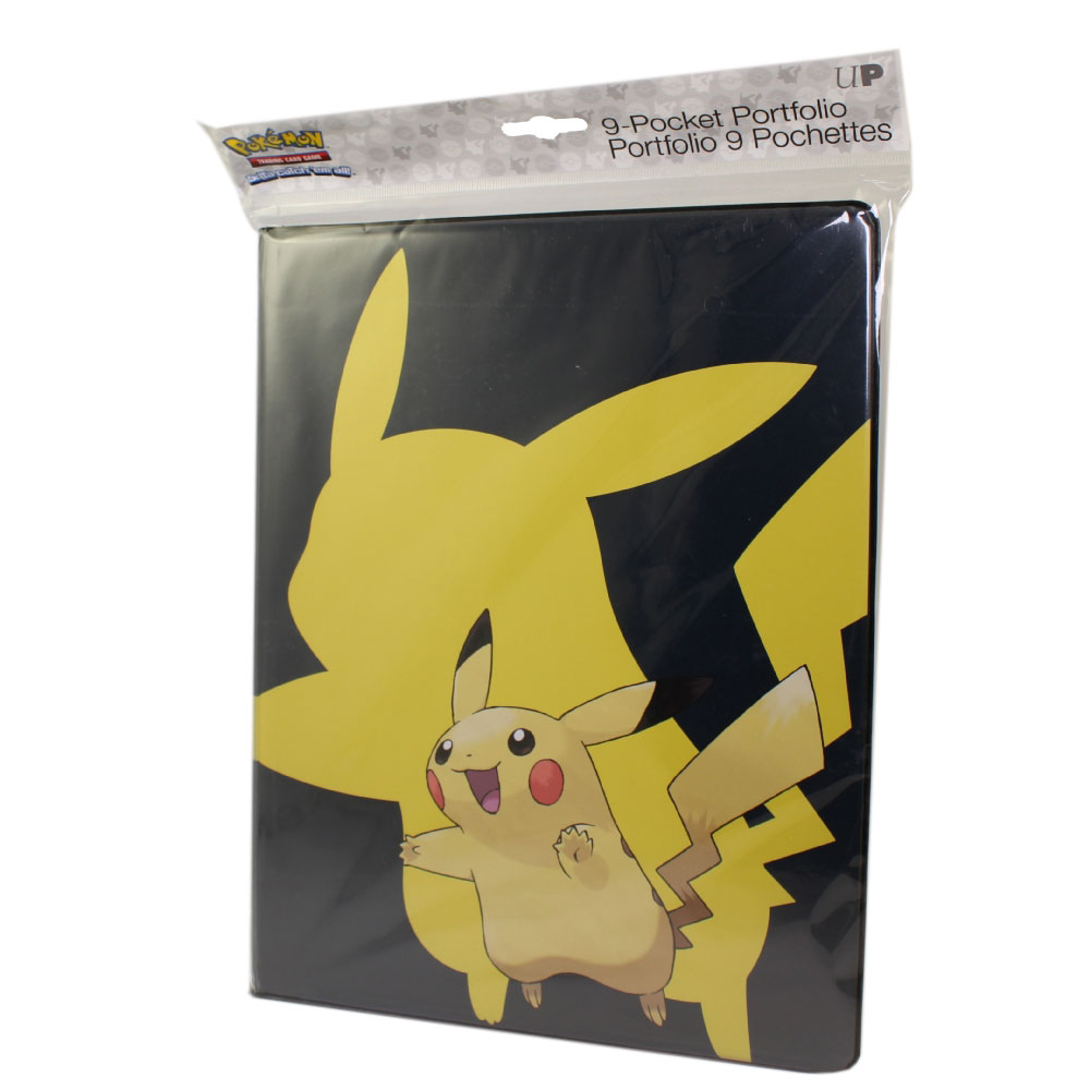 Ultra Pro Pokemon Supplies - 9 Pocket Portfolio Album - PIKACHU (Holds 180 Cards)
