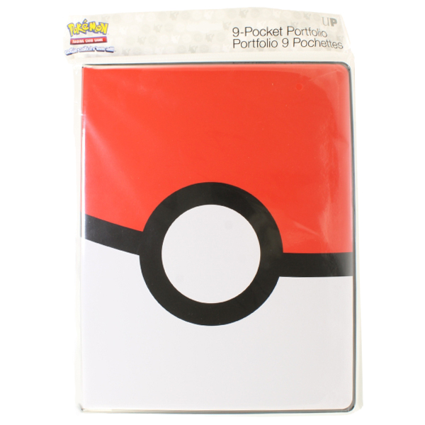 Ultra Pro Pokemon Supplies - 9 Pocket Portfolio Album - POKE BALL (Holds 180 Cards)