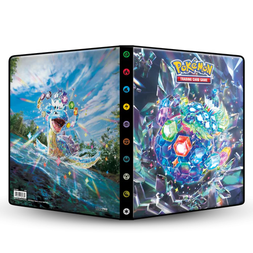 pokemon card portfolio Pokemon Portfolio Binder Ultra PRO 4 Pocket SV 8.5 Prismatic Evolution –  Key Items Collectibles main image 1